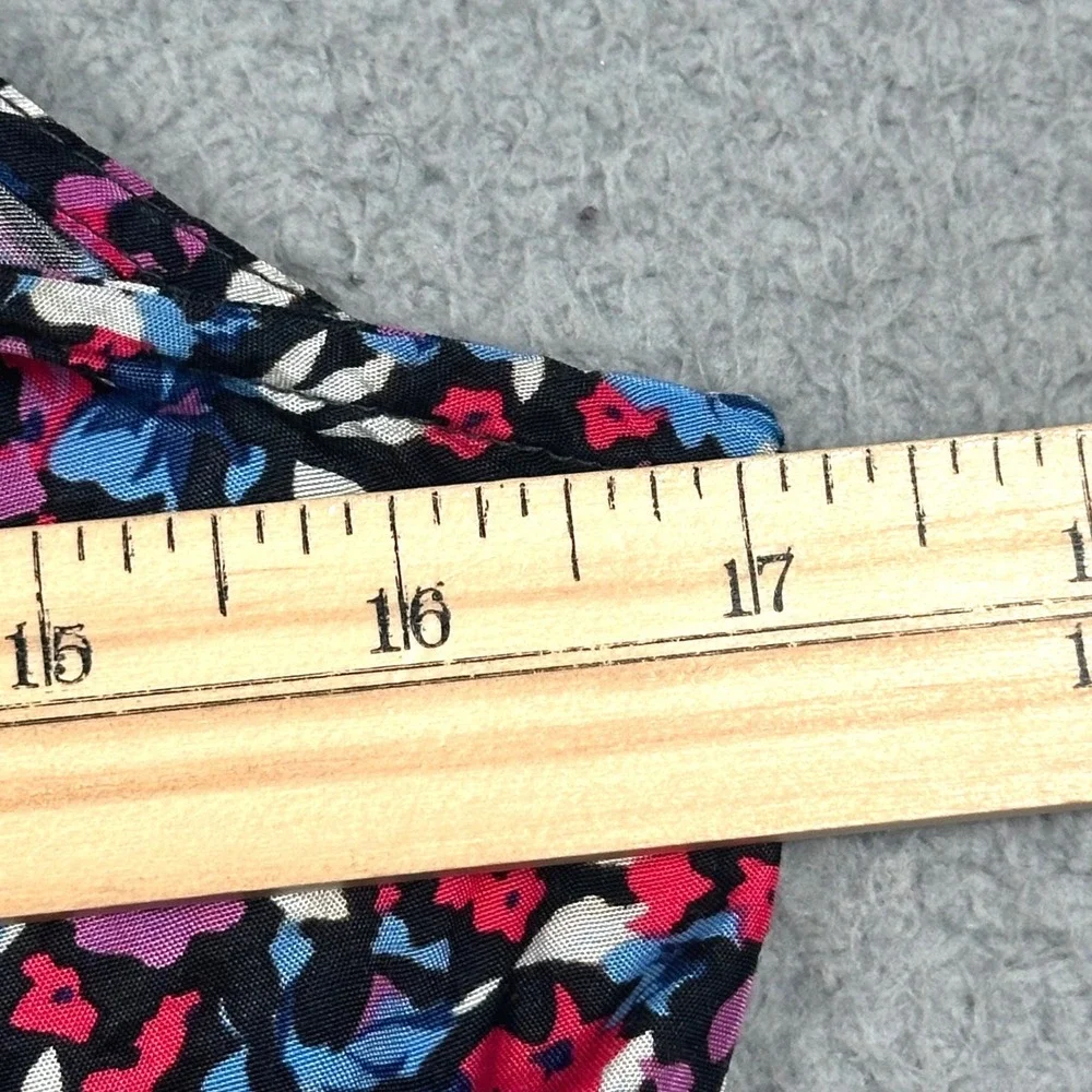 Free People Everyone We Know Floral Mini Dress Women's 6 Ruffle Hem Boho Summer - Picture 11 of 16